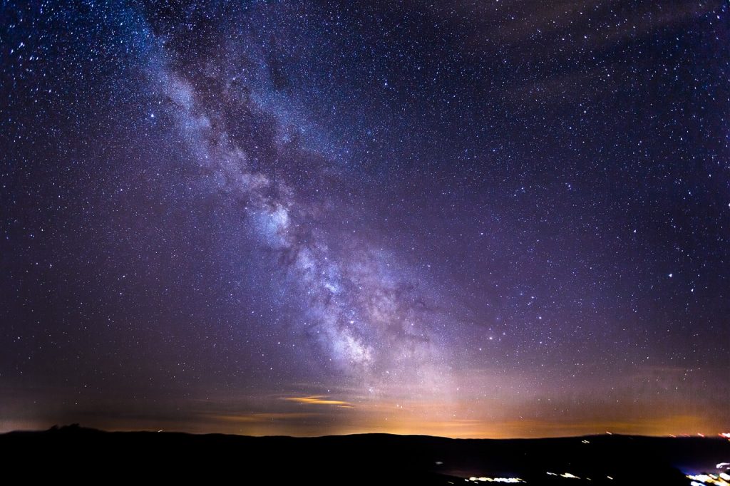 Cielo estrellado y Vía Láctea